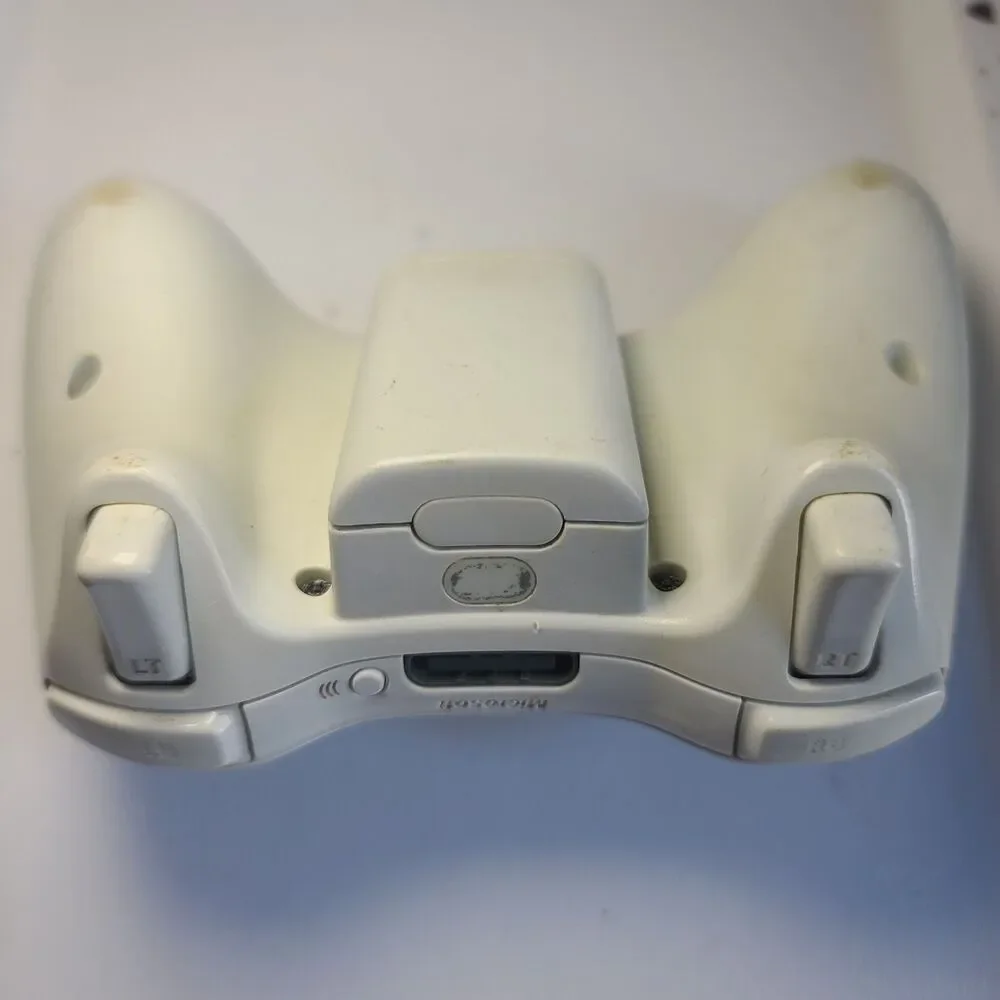 Microsoft Xbox 360 Wireless Controller White OEM Genuine AS-IS